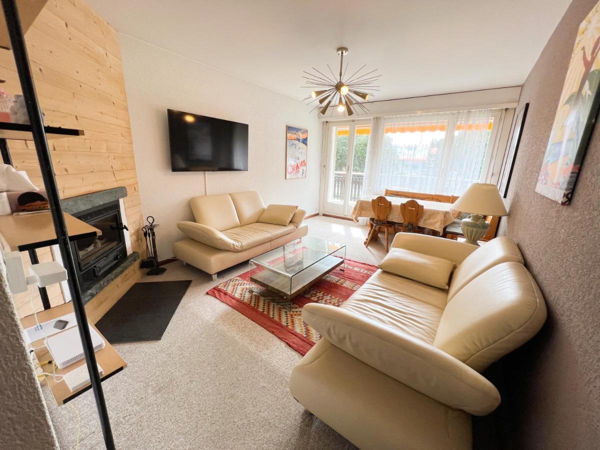 Bel Appartement 3 Pieces Au Pied Des Pistes De Ski Кранс Монтана Екстериор снимка